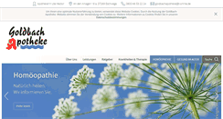 Desktop Screenshot of goldbachapotheke-eschwege.de